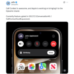 iOS 27.2 Call Context: New Dynamic Island Features