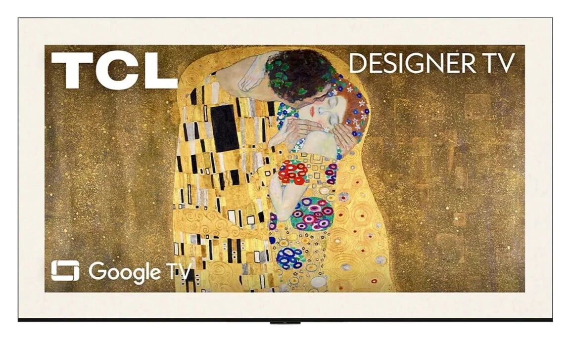 TCL Designer Series TV ultra slim matte display