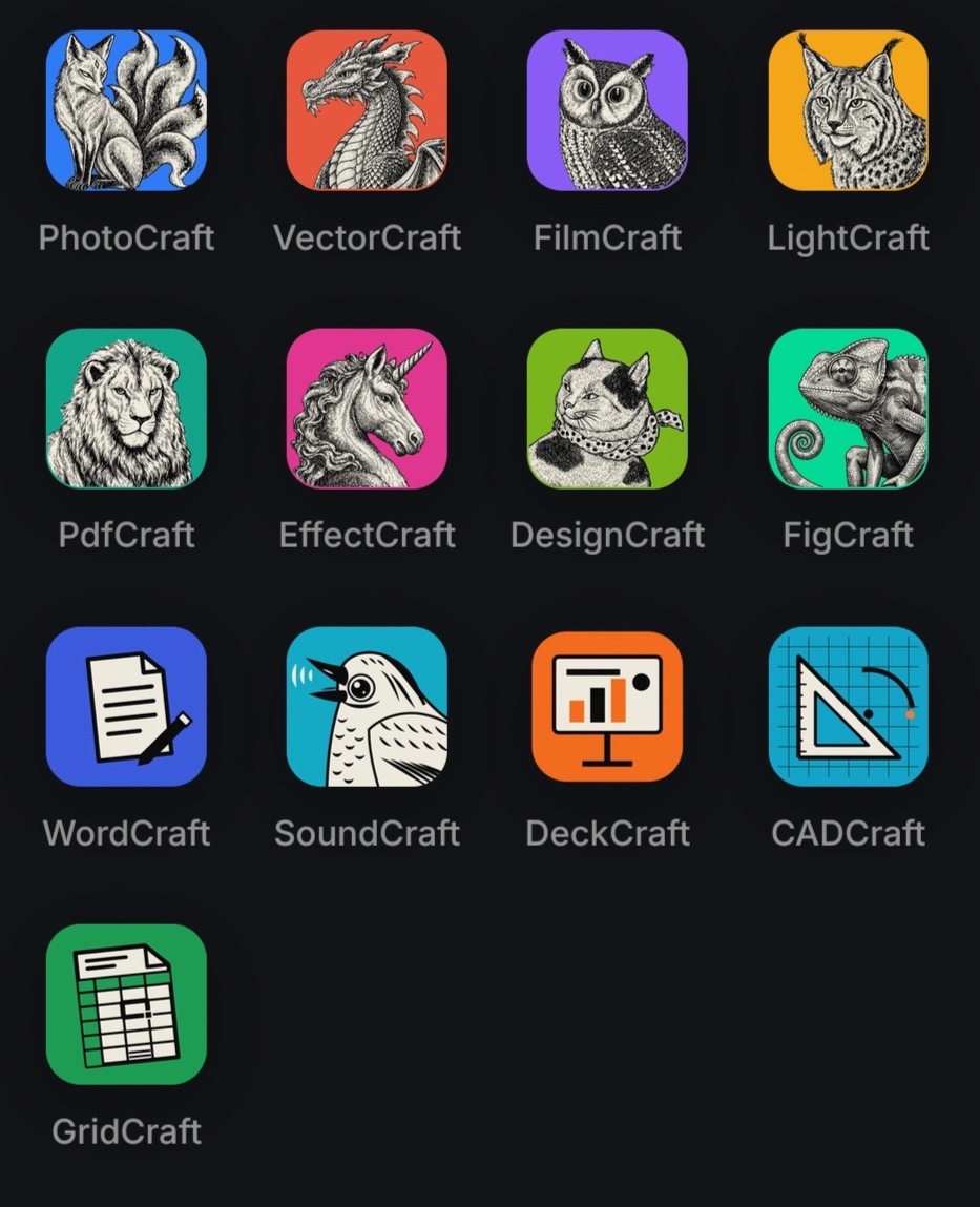 Microsoft Office alternatives WordCraft GridCraft and DeckCraft built with Claude AI and Rust