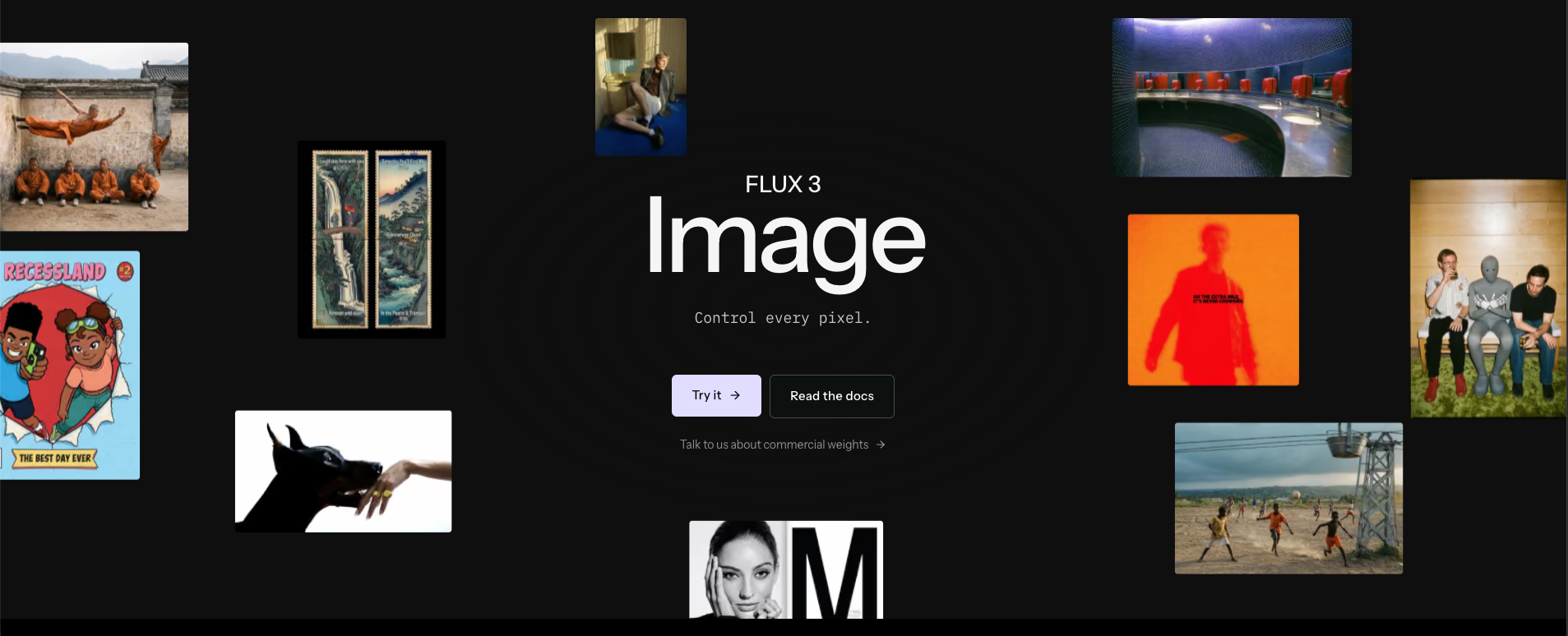FLUX 3 Image model generating 4K high resolution graphics