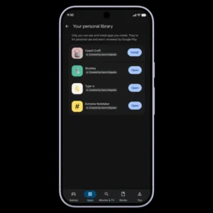 Google Play Lets Users Run Private Vibe-Coded Apps Directly on Android