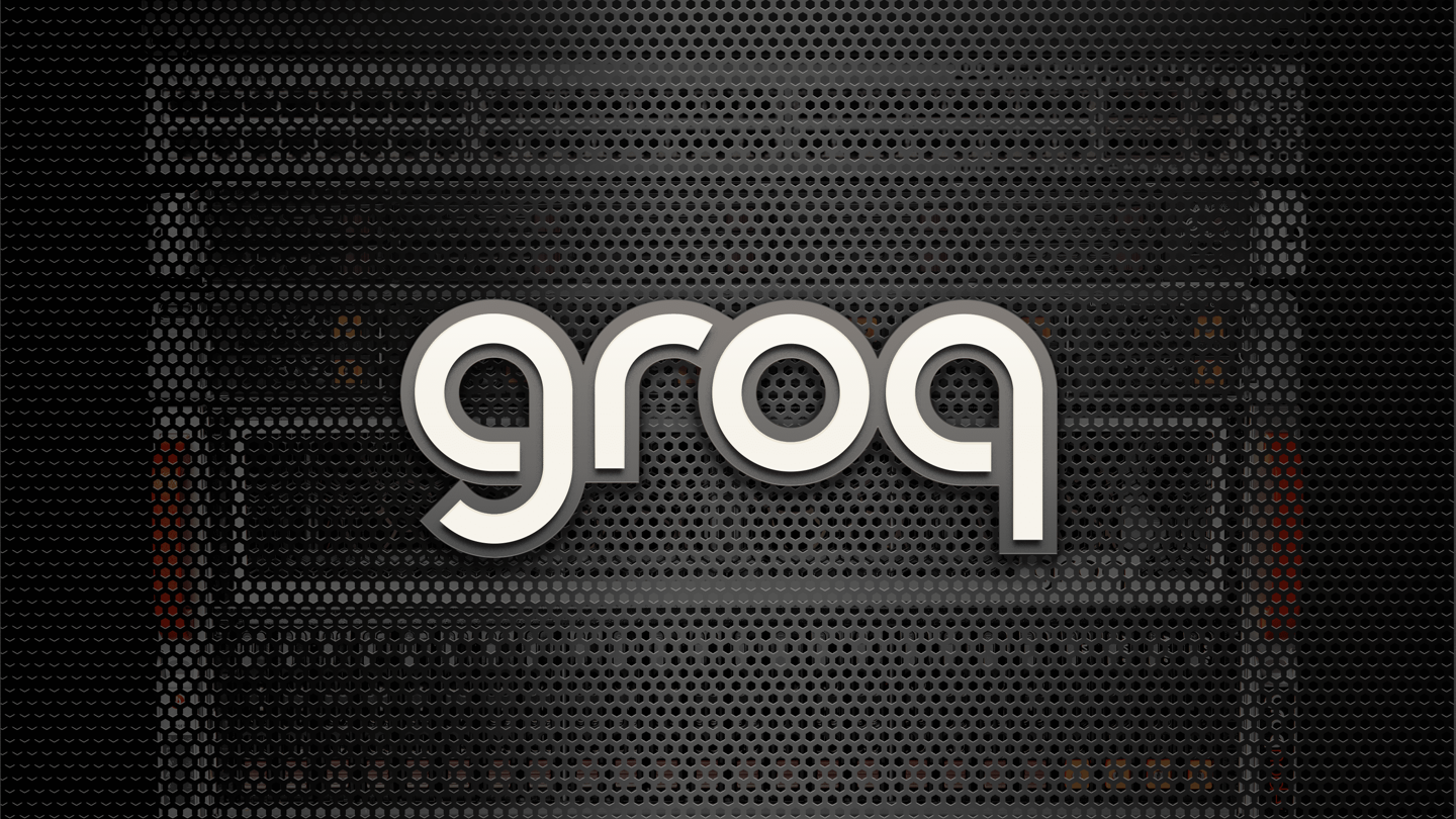 Groq and Nvidia corporate logos with legal courtroom gavel representing shareholder lawsuit