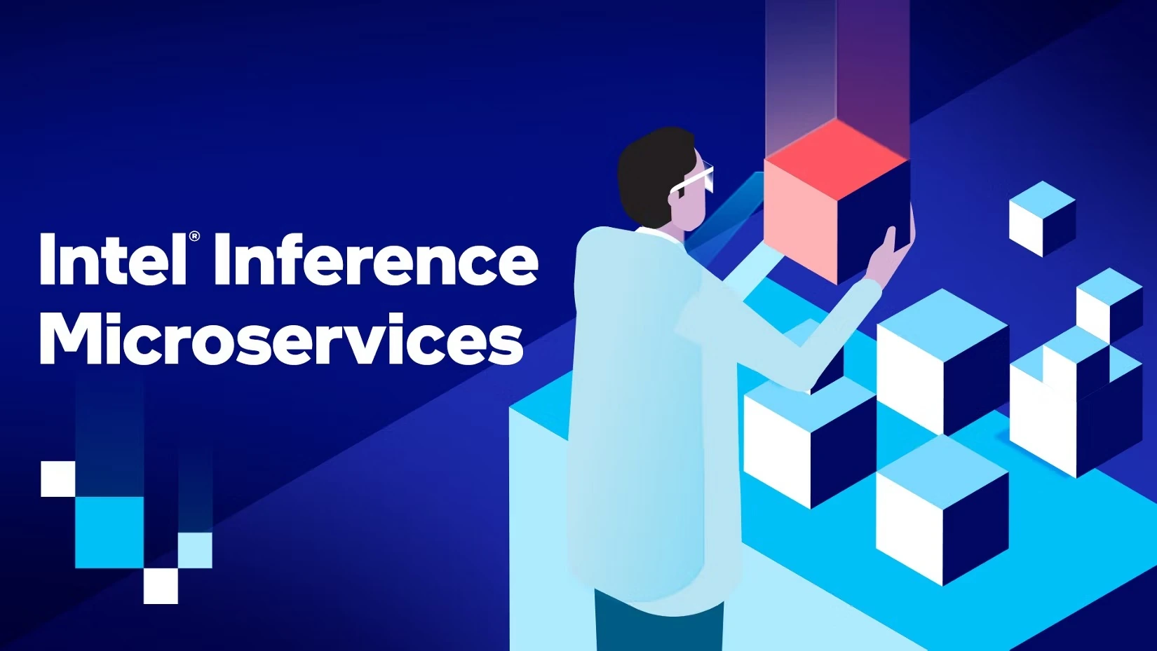 Intel Inference Microservices container delivering tuned LLM inference on Intel Xeon processors