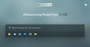 Microsoft PowerToys 0.102: New Mouse Tools & Command Palette