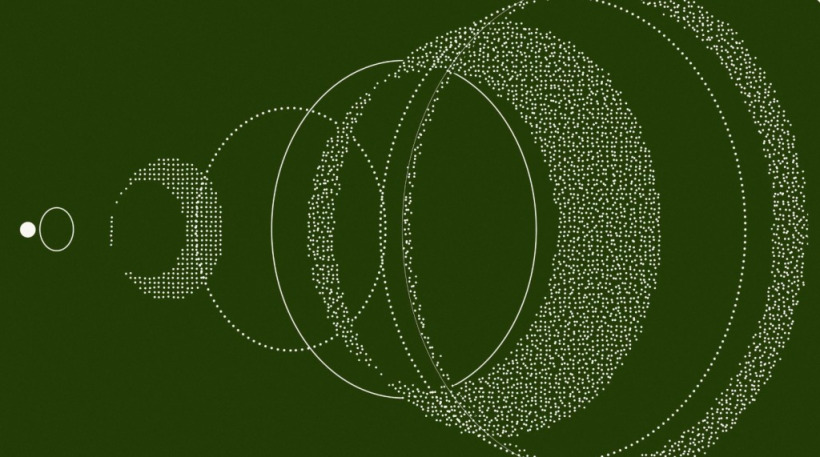 The new open-weight AI model Beam by Reflection AI against a digital background