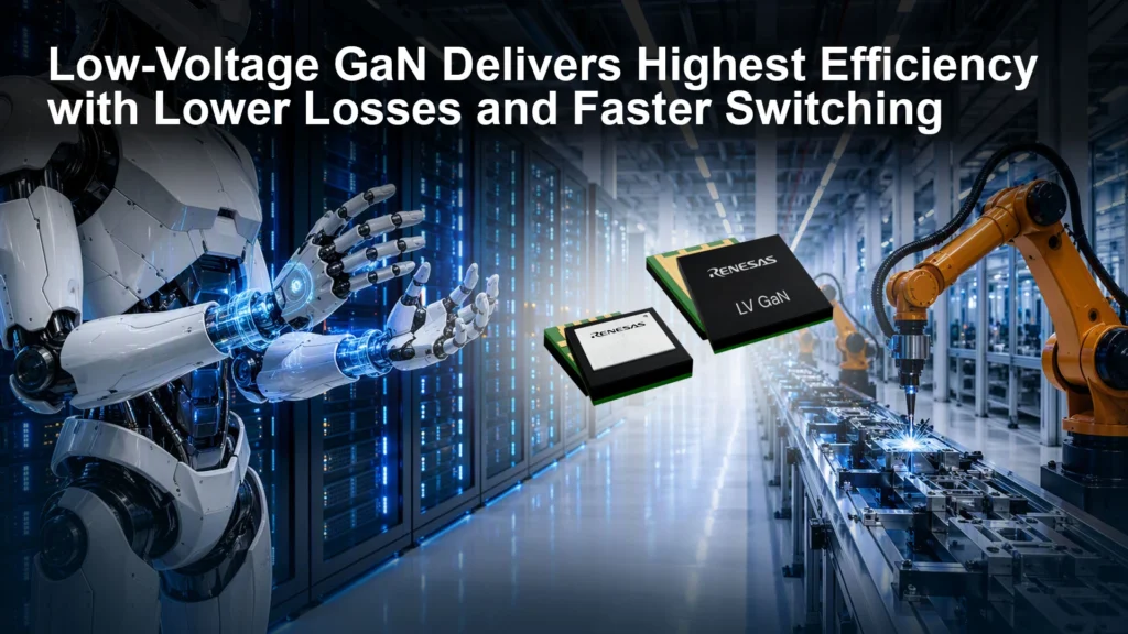Renesas Unveils 100V GaN Power Semiconductors