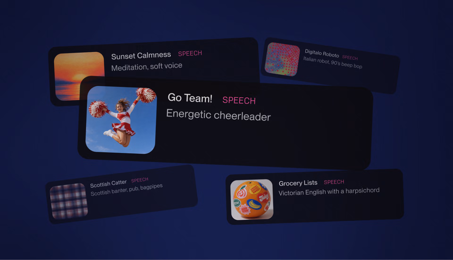 Suno Speech Beta interface generating coherent voice and music tracks