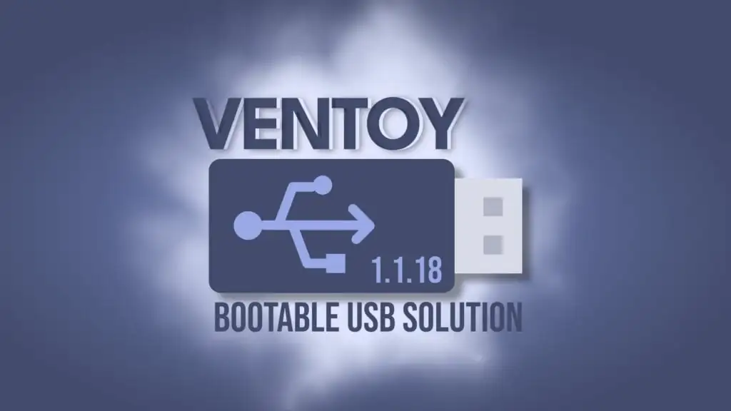 Ventoy 1.1.18 update running on a computer screen