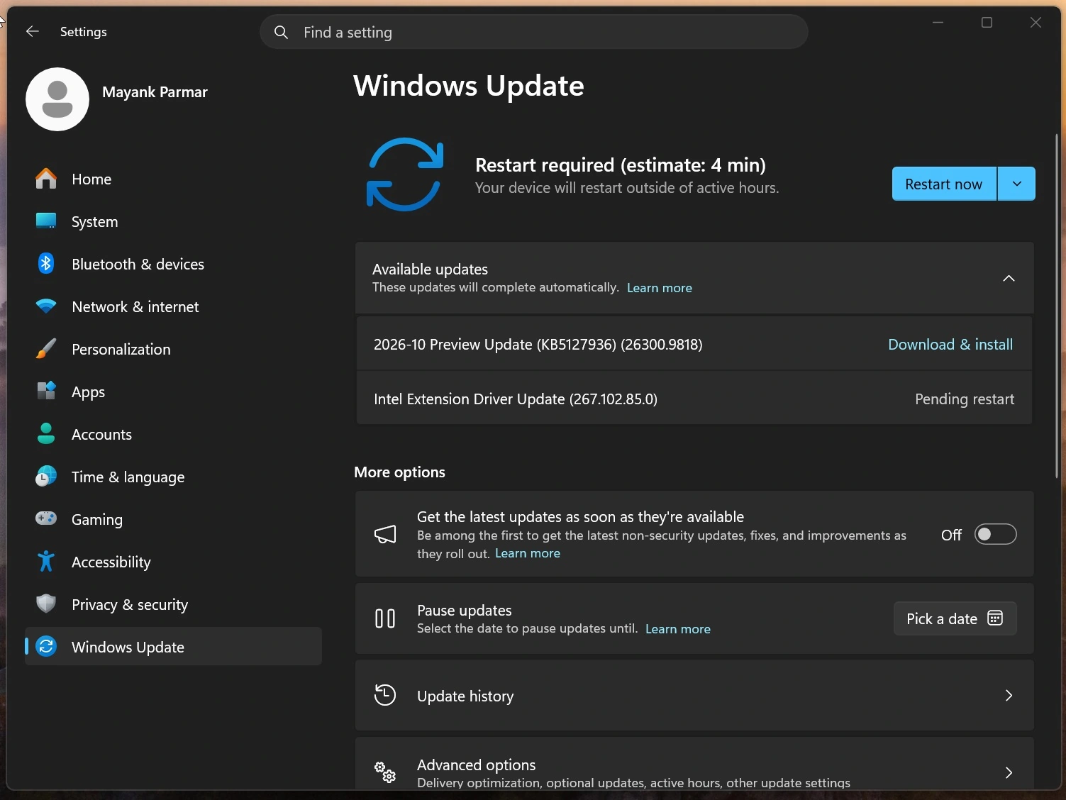 Windows 11 KB5127936 update features and system enhancements