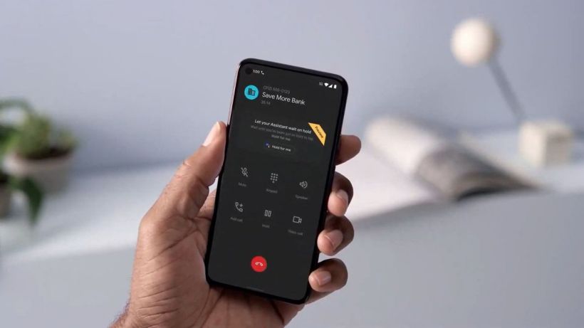 Google Pixel 11 smartphone displaying the new Call for Me feature interface