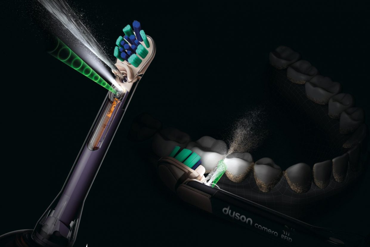 Broken Dyson CameraJet toothbrush