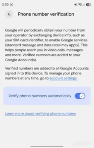 Google Auto Number Verification Stirs Android Privacy Concerns