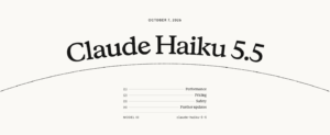 Anthropic Claude Haiku 5.5 Launched: Pricing & Specs