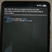 Samsung Galaxy smartphone displaying an XML access denied error during One UI 9 setup