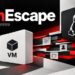 Conceptual illustration of the PwnEscape vulnerability breaking Linux virtual machine isolation