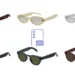 Samsung smart glasses design preview showing Gentle Monster and Warby Parker frame variations.