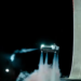 Tesla Roadster flying car soaring above the test ramp using SpaceX thrusters